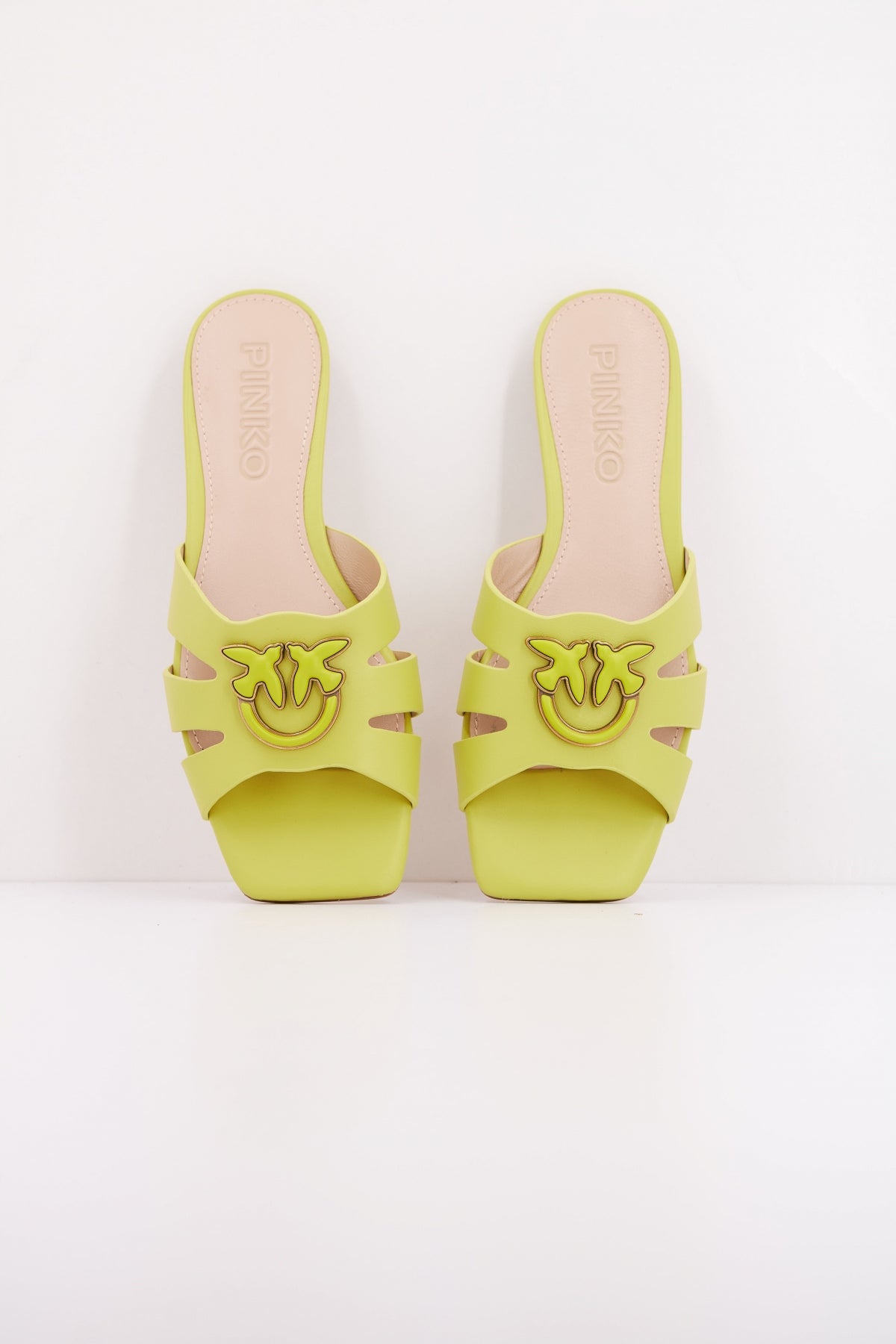 PINKO P MARLI  SLIPPER en color AMARILLO  (3)