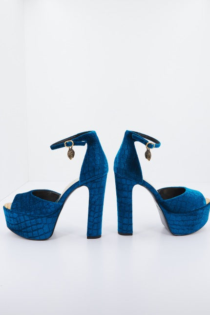 KURT GEIGER LONDON SHOREDITCH HIGH PLATFOR en color AZUL  (2)