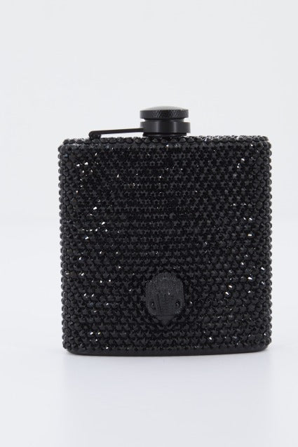 KURT GEIGER LONDON CRYSTAL FLASK en color NEGRO  (2)