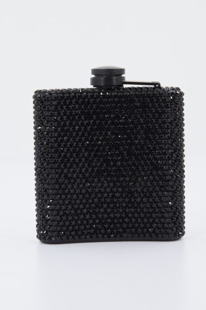 KURT GEIGER LONDON CRYSTAL FLASK en color NEGRO  (3)