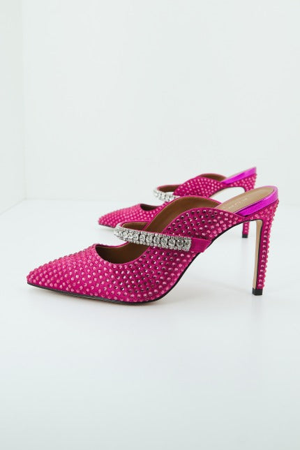 KURT GEIGER LONDON DUKE CRYSTAL en color ROSA  (2)