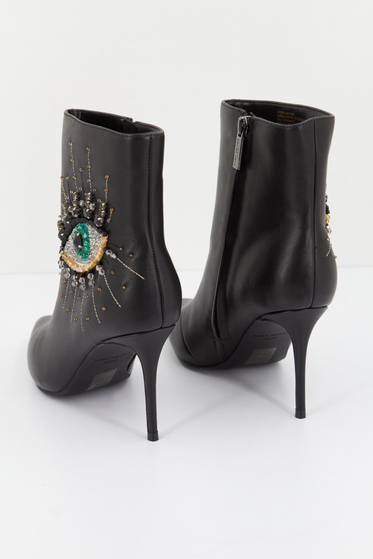 KURT GEIGER LONDON BELGRAVIA EYE ANKLE BOOT en color NEGRO  (4)