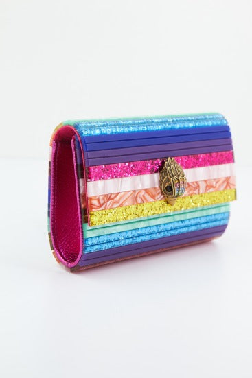 KURT GEIGER LONDON PARTY EAGLE CLUTCH en color MULTICOLOR  (2)