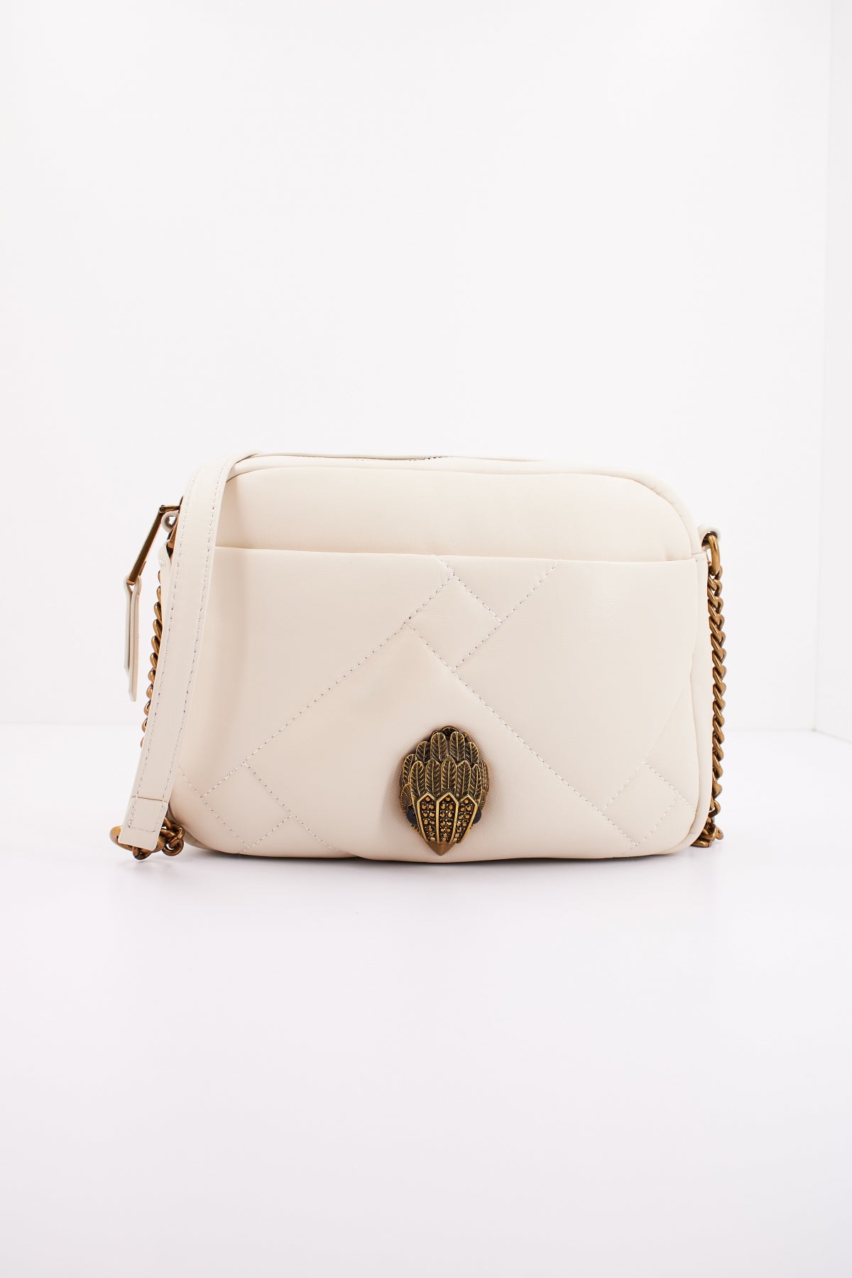 KURT GEIGER LONDON KENSINGTON PUFF CAMERA en color BLANCO  (2)