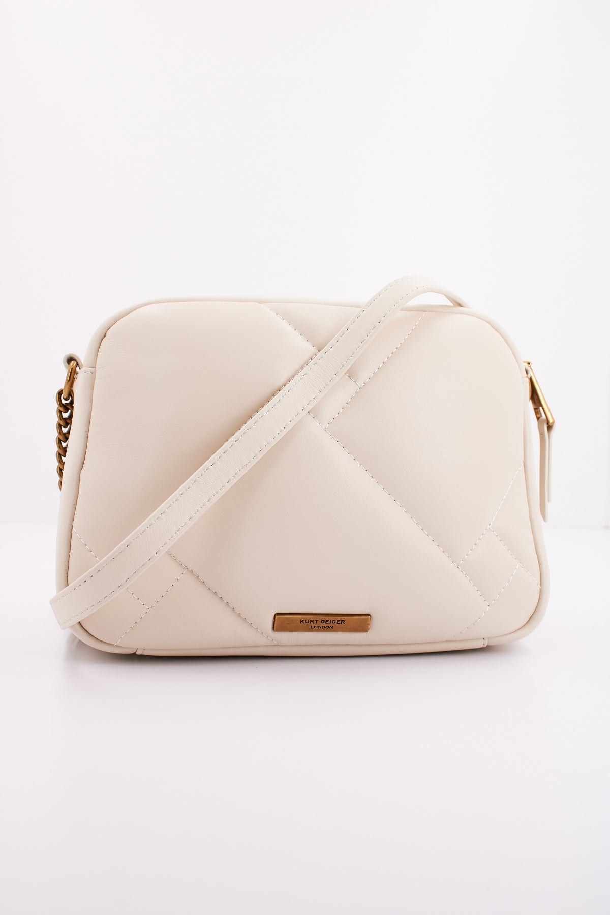 KURT GEIGER LONDON KENSINGTON PUFF CAMERA en color BLANCO  (3)