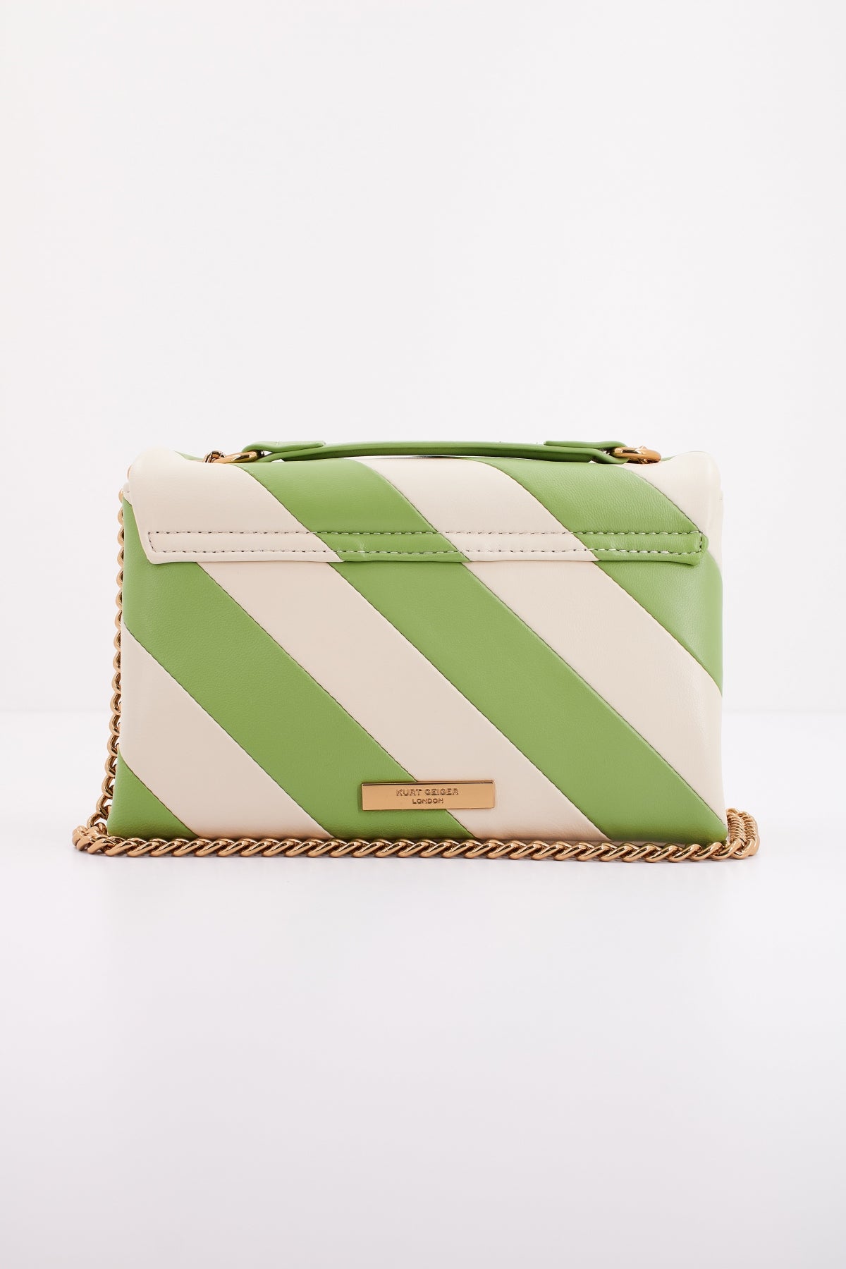 KURT GEIGER LONDON MD KENSINGTON BAG L en color VERDE  (3)