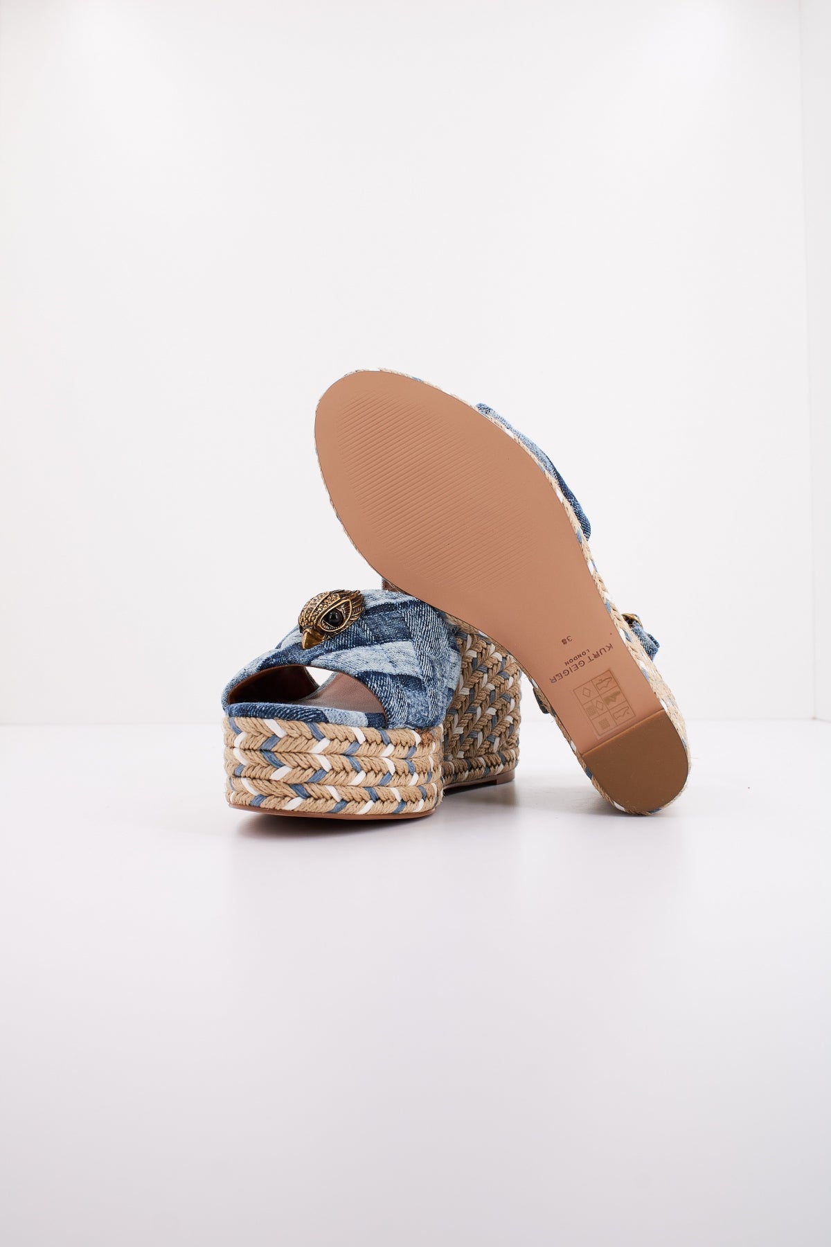 KURT GEIGER LONDON KENSINGTON  ESPADRIL en color AZUL  (4)