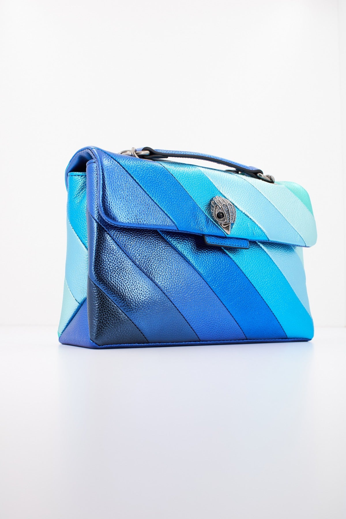 KURT GEIGER LONDON KENSINGTON LEATHER en color AZUL  (1)