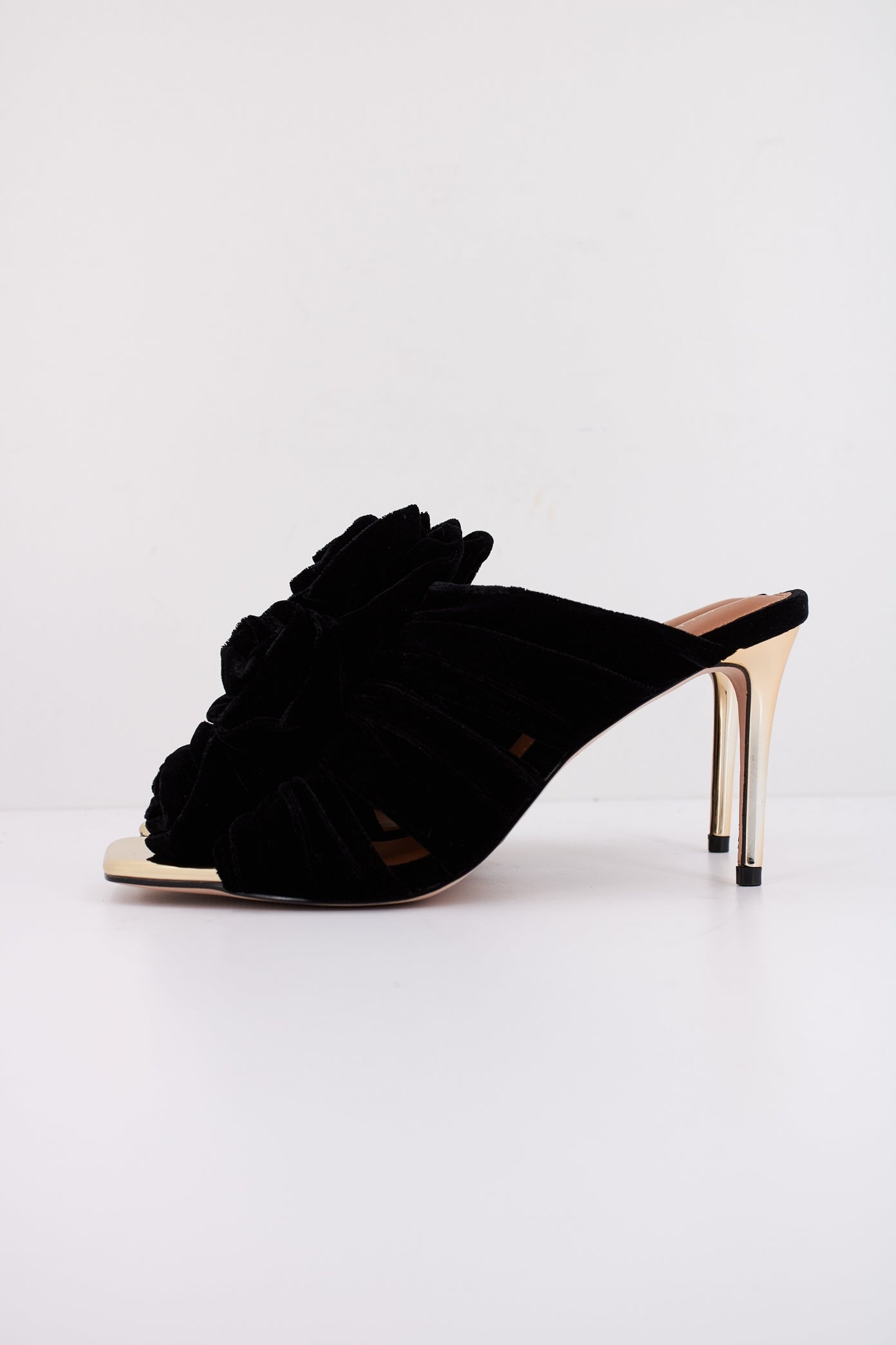 KURT GEIGER LONDON  BLOOM MULE en color NEGRO  (1)