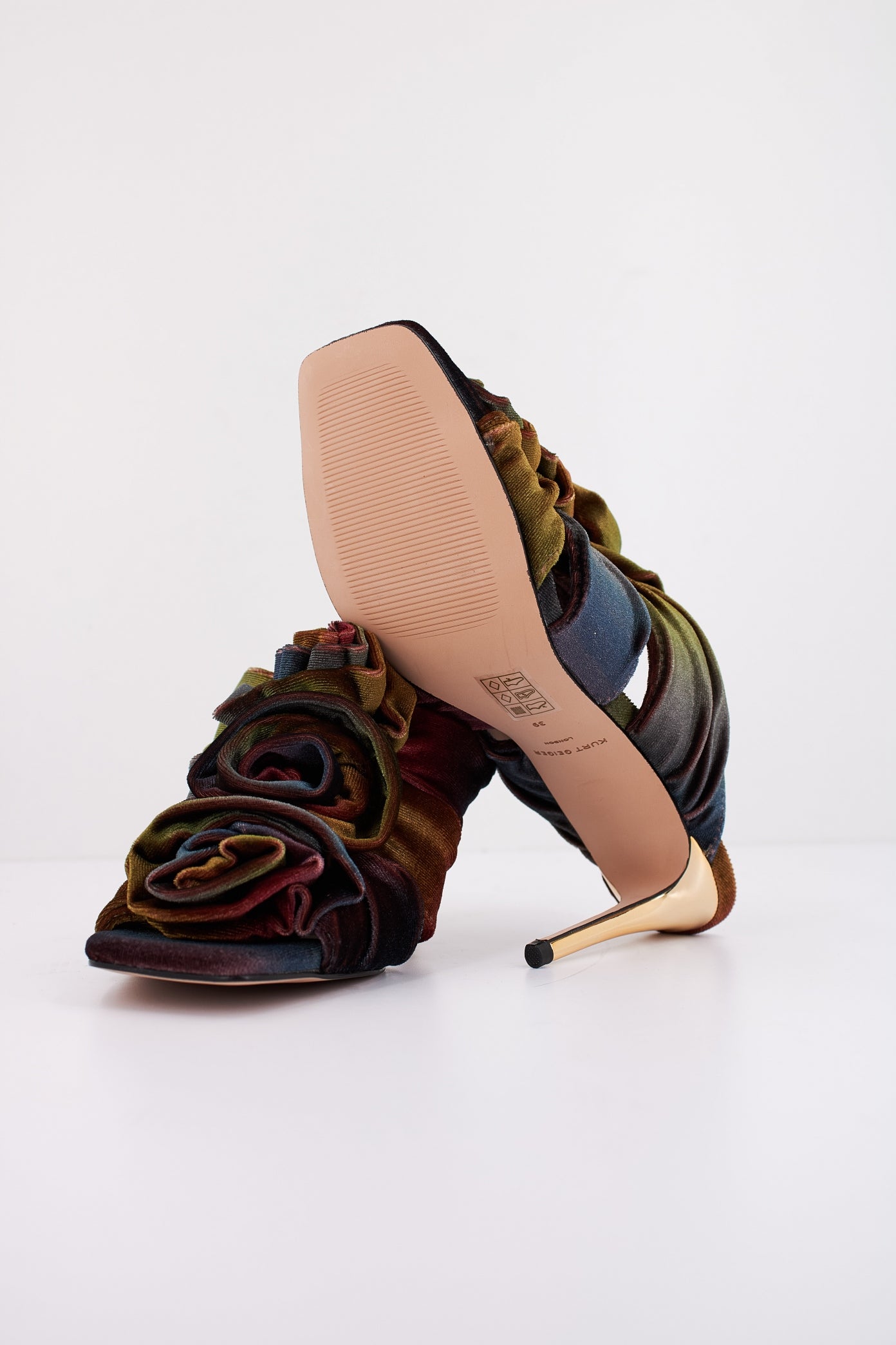 KURT GEIGER LONDON  BLOOM MULE en color MULTICOLOR  (5)