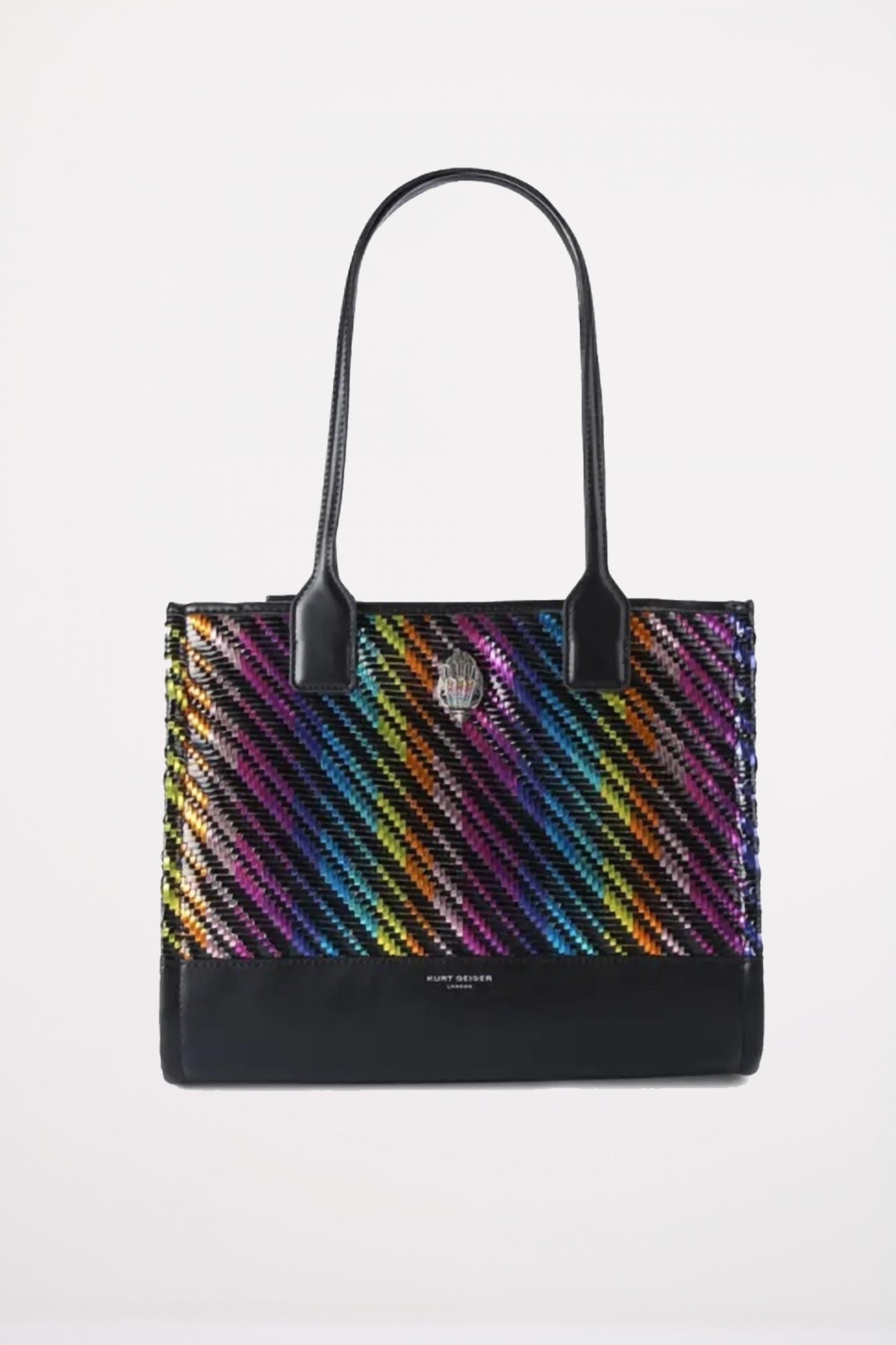 KURT GEIGER LONDON SM KENSINGTON SQ TOTE en color NEGRO  (1)