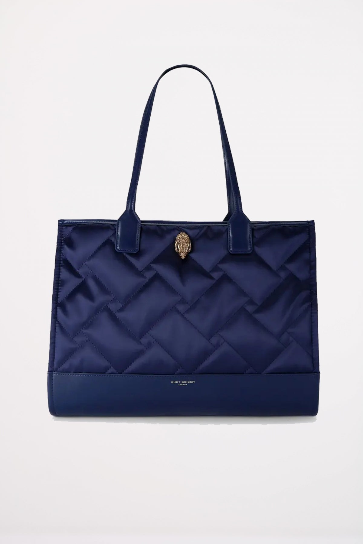 KURT GEIGER LONDON RECYCLED SQ SHOPPER en color AZUL  (1)