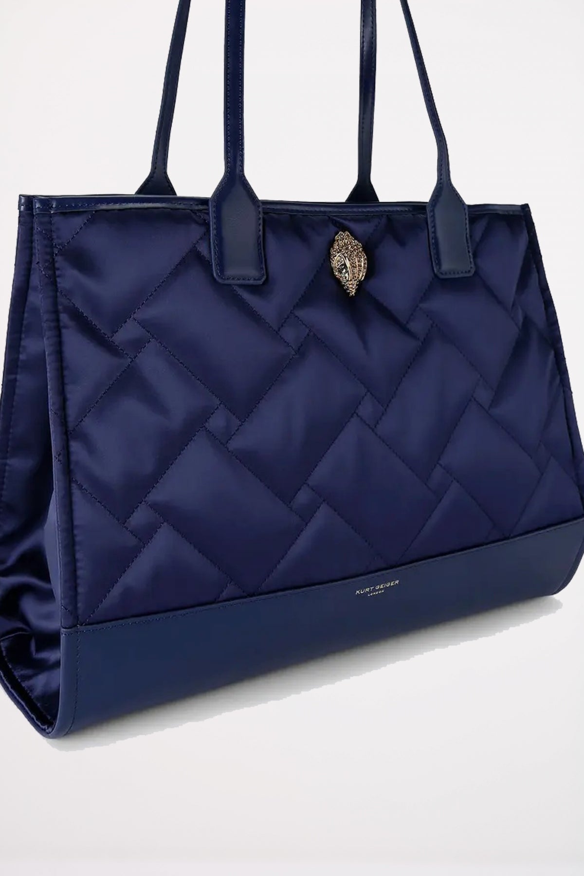 KURT GEIGER LONDON RECYCLED SQ SHOPPER en color AZUL  (2)