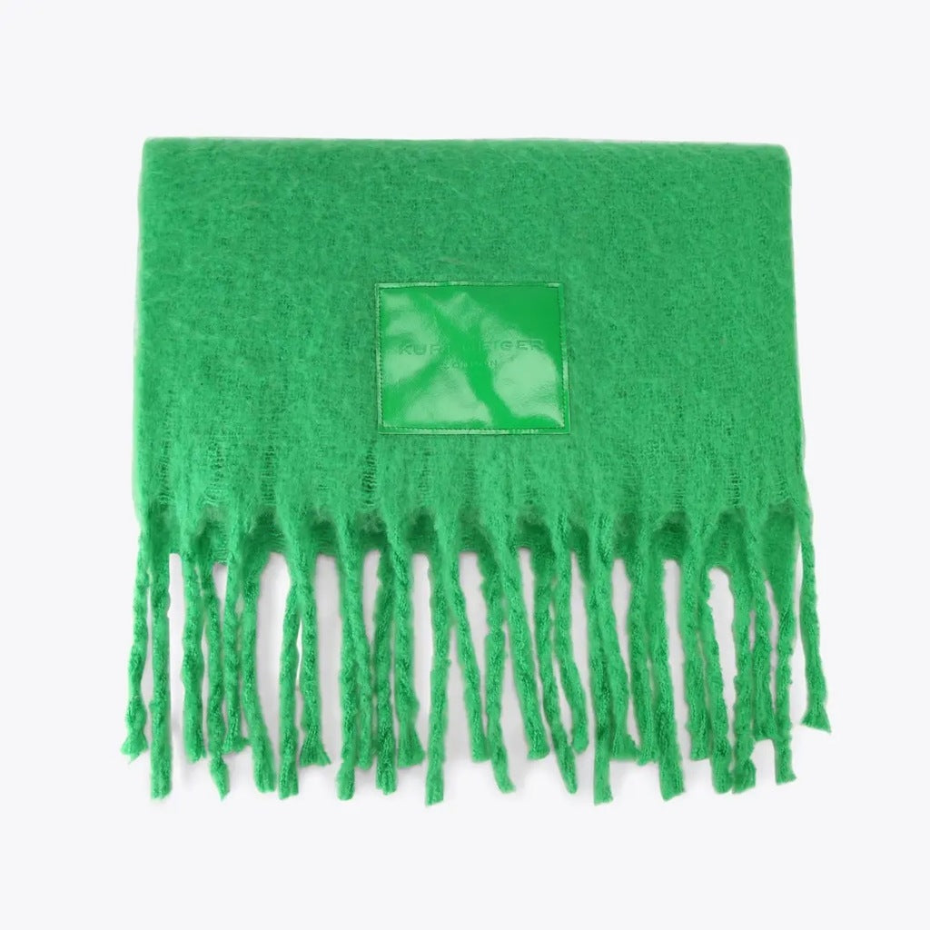 KURT GEIGER LONDON YARNDYE SCARF en color VERDE  (5)