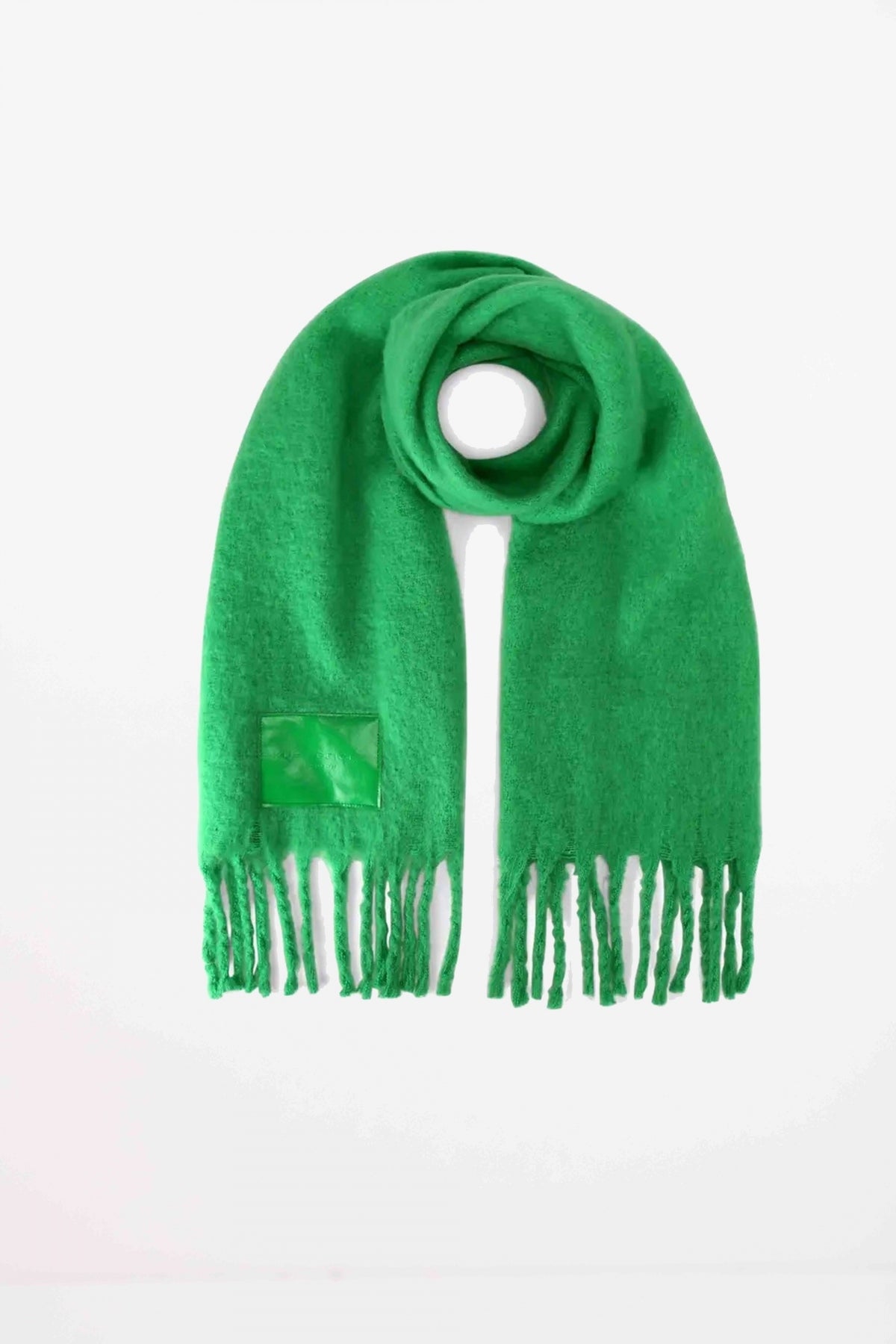 KURT GEIGER LONDON YARNDYE SCARF en color VERDE  (1)