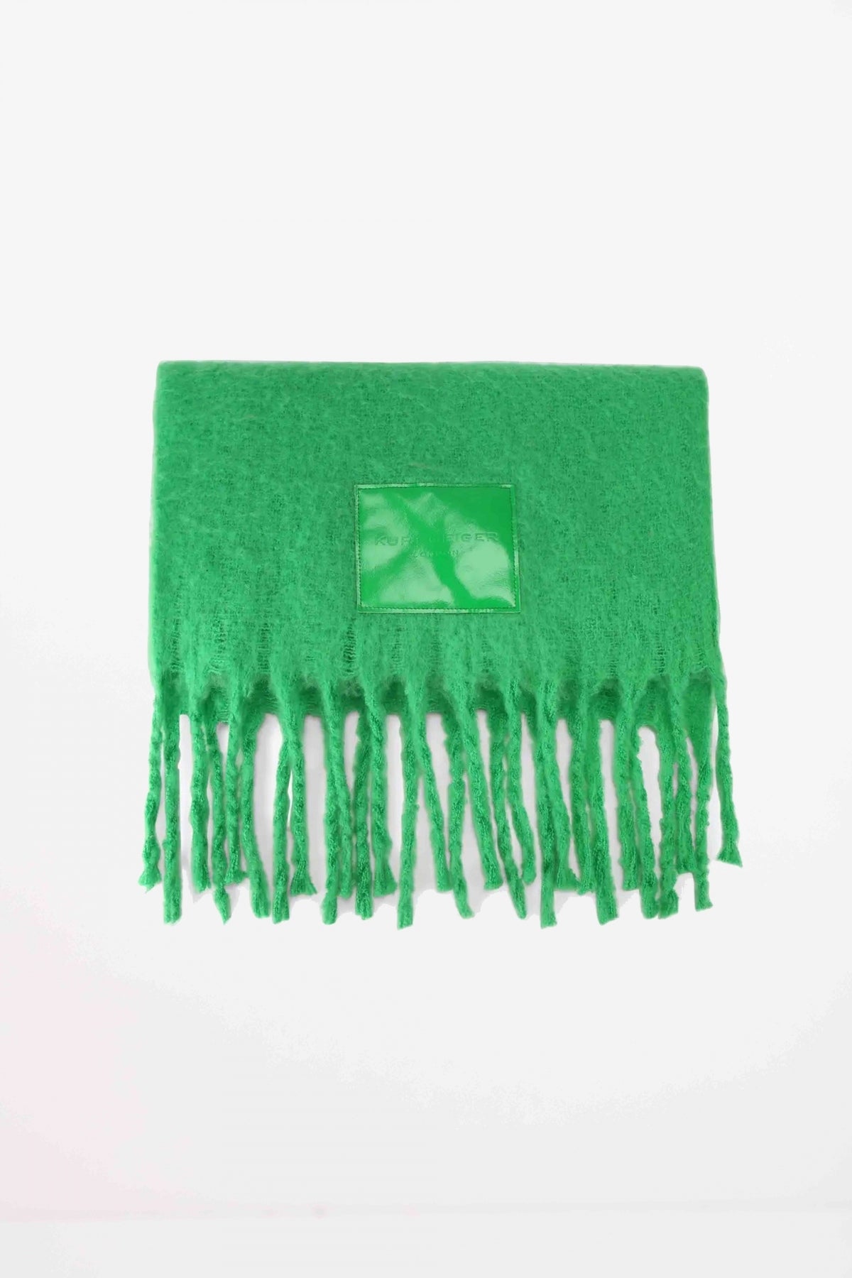 KURT GEIGER LONDON YARNDYE SCARF en color VERDE  (2)