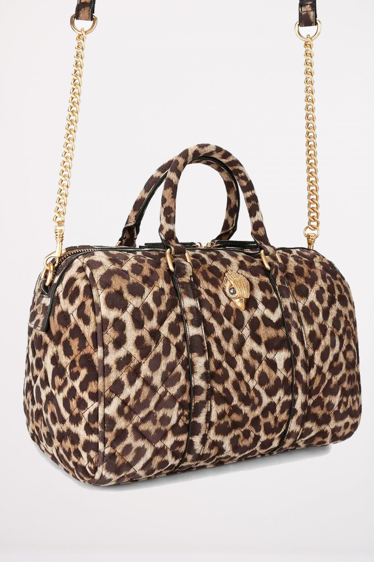 KURT GEIGER LONDON BOLSO KENSINGTON BOSTON en color ANIMAL PRINT  (2)