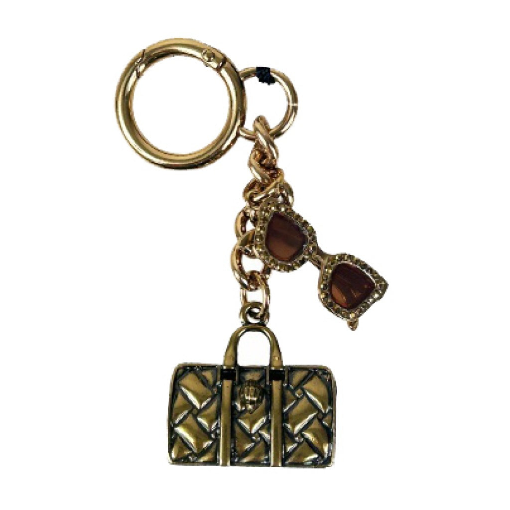 KURT GEIGER LONDON BOSTON KEYRING en color ORO  (4)