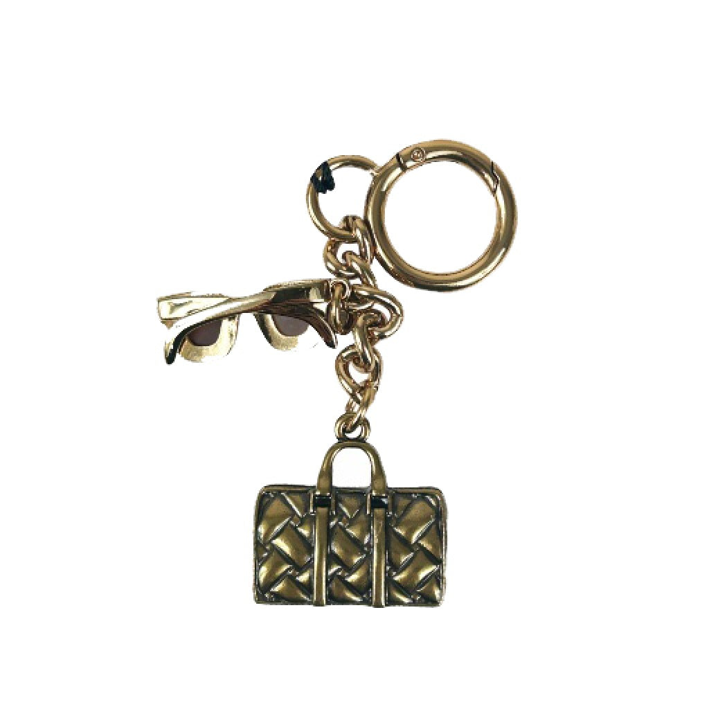 KURT GEIGER LONDON BOSTON KEYRING en color ORO  (5)