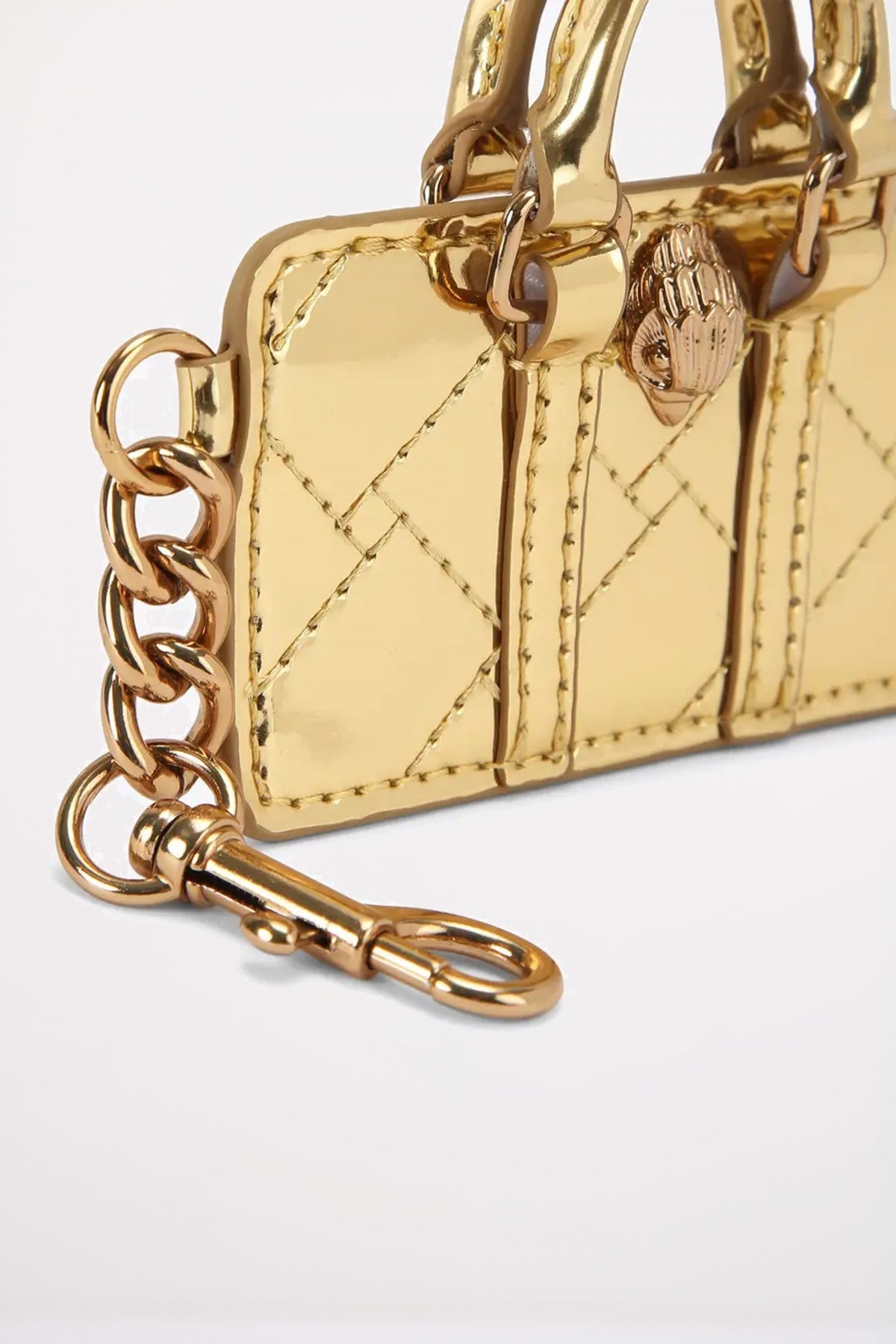 KURT GEIGER LONDON BOSTON KEYRING en color ORO  (3)