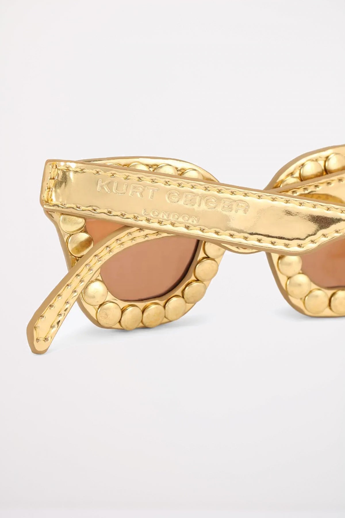 KURT GEIGER LONDON SUNGLASSES KEYRING en color ORO  (3)