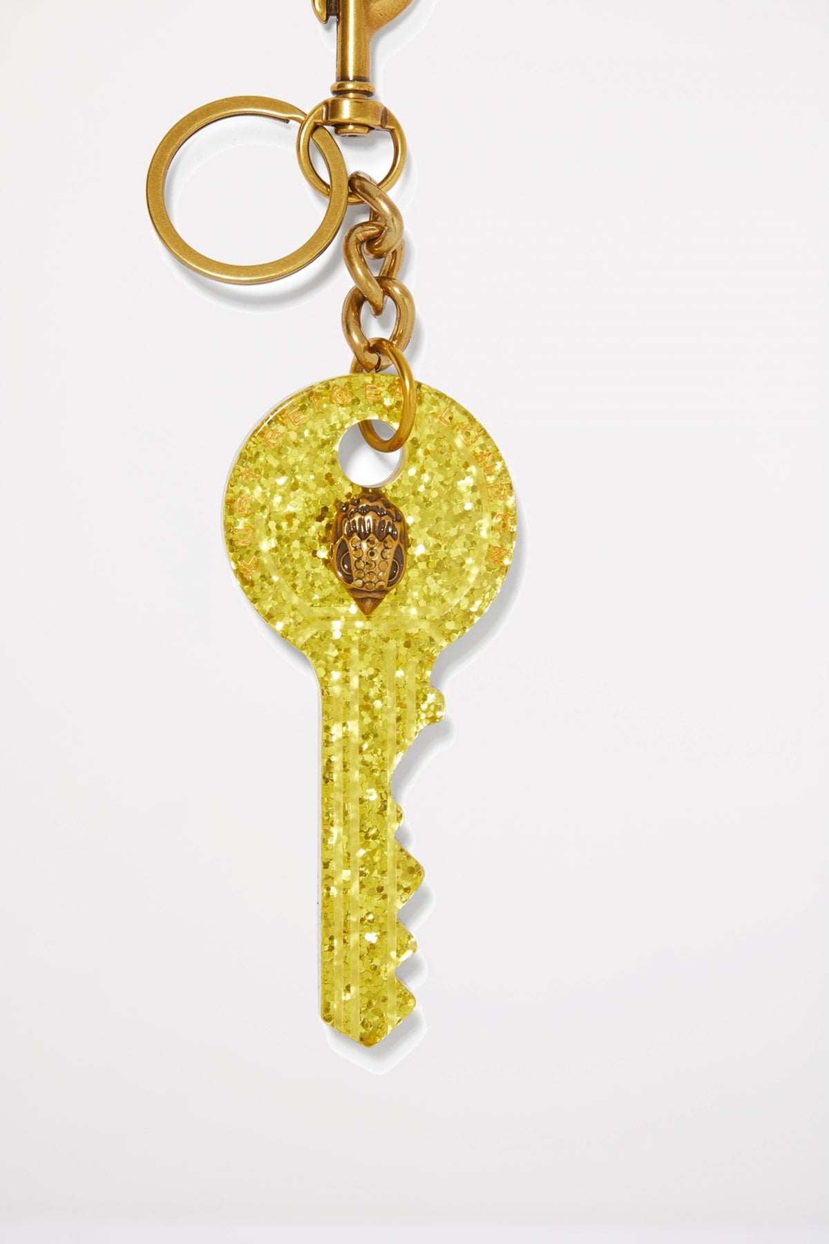 KURT GEIGER LONDON KEY KEYRING en color AMARILLO  (1)