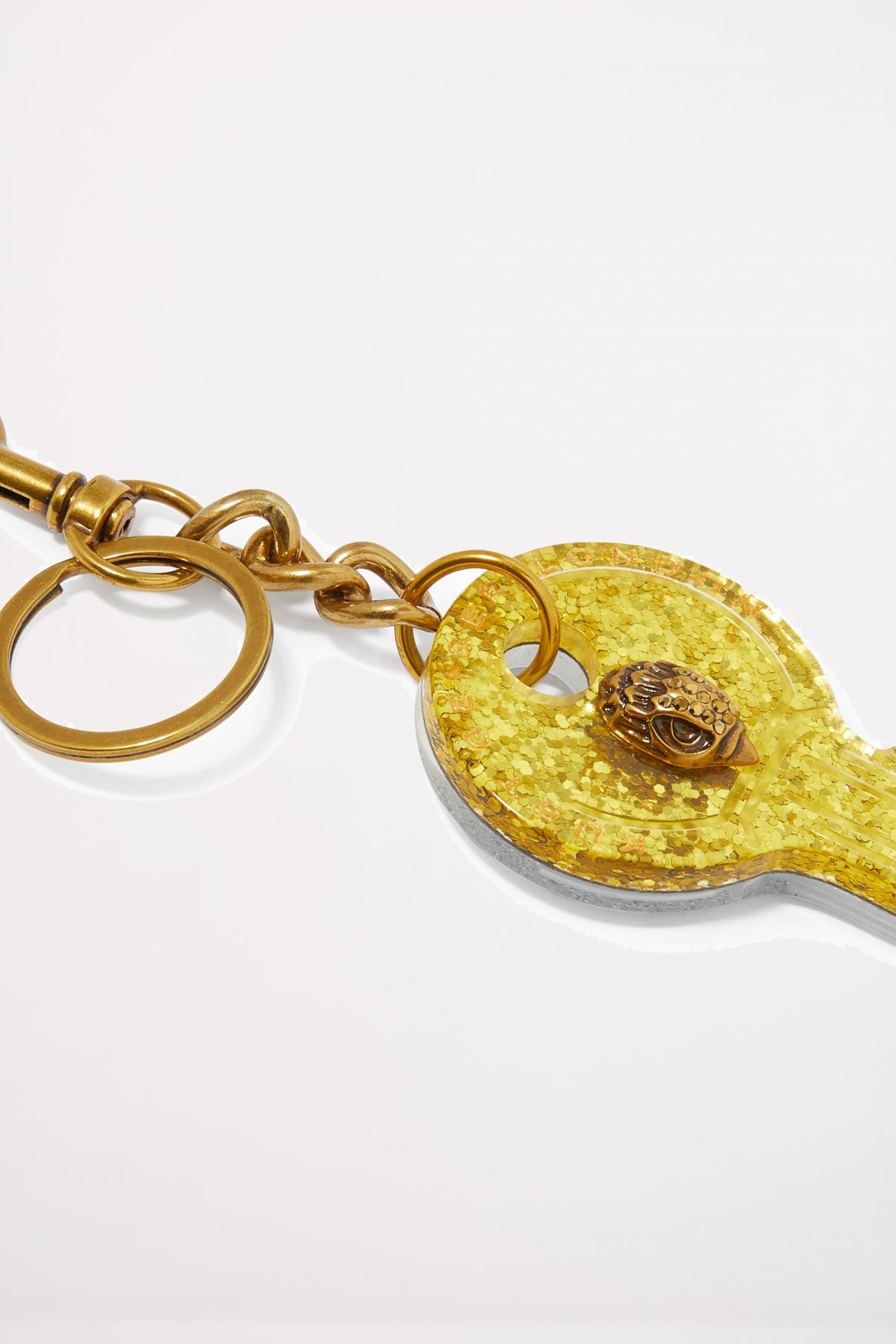 KURT GEIGER LONDON KEY KEYRING en color AMARILLO  (3)