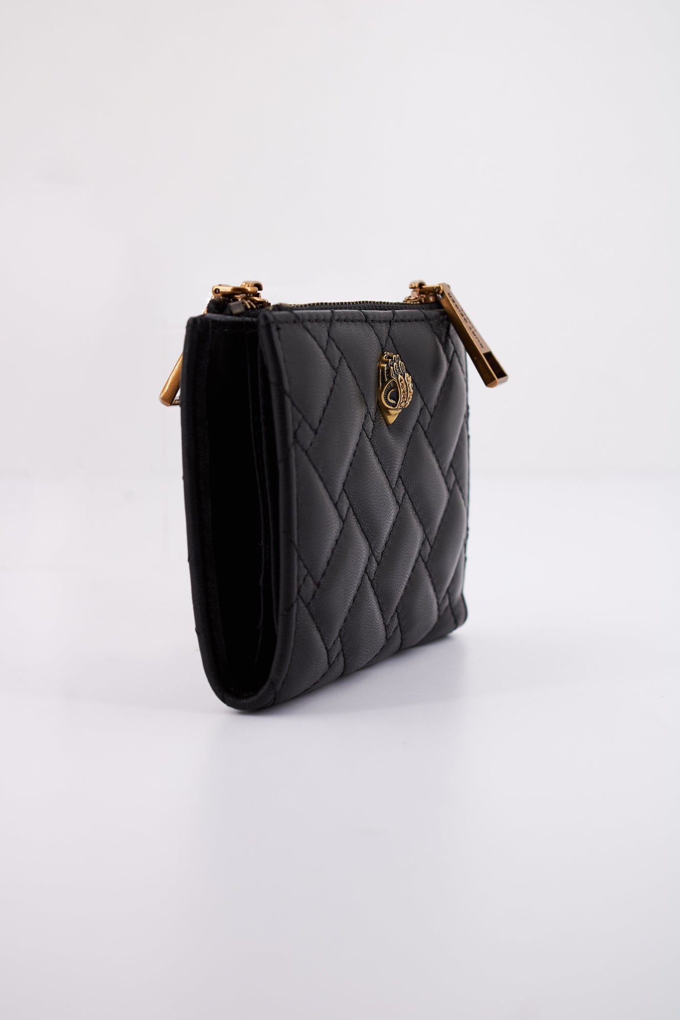 KURT GEIGER LONDON MONEDERO MINI PURSE en color NEGRO  (2)