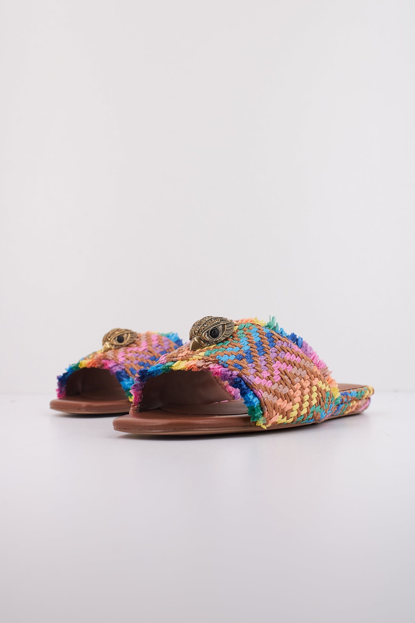 KURT GEIGER LONDON KENSIGTON FLAT SANDAL en color MULTICOLOR  (2)