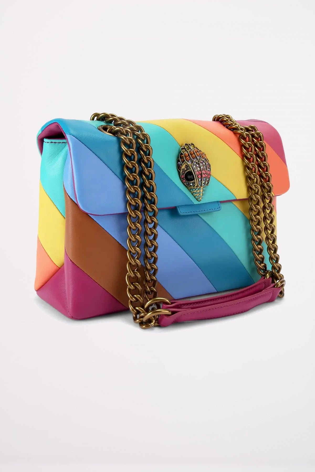 KURT GEIGER LONDON  LEATHER KENSINGTON BAG en color MULTICOLOR  (2)