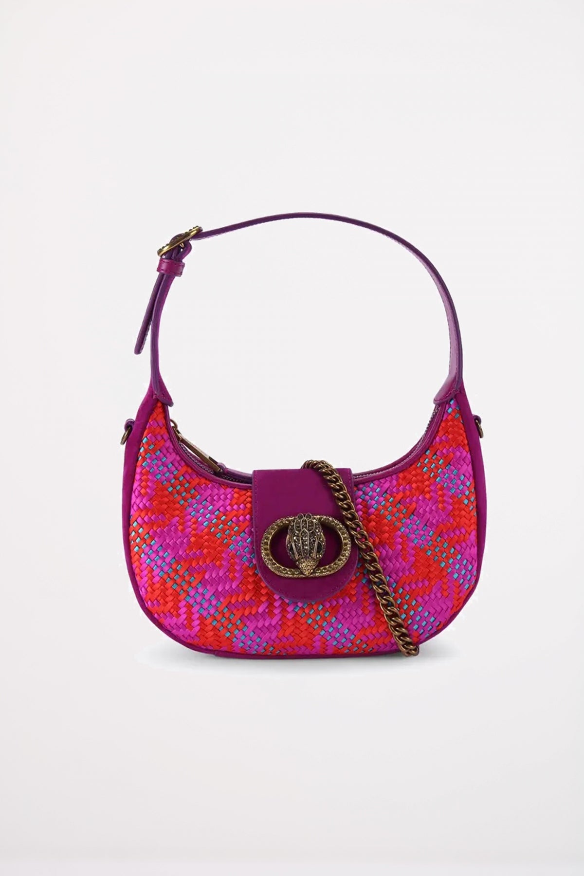 KURT GEIGER LONDON SM CHELSEA HOBO en color ROSA  (1)