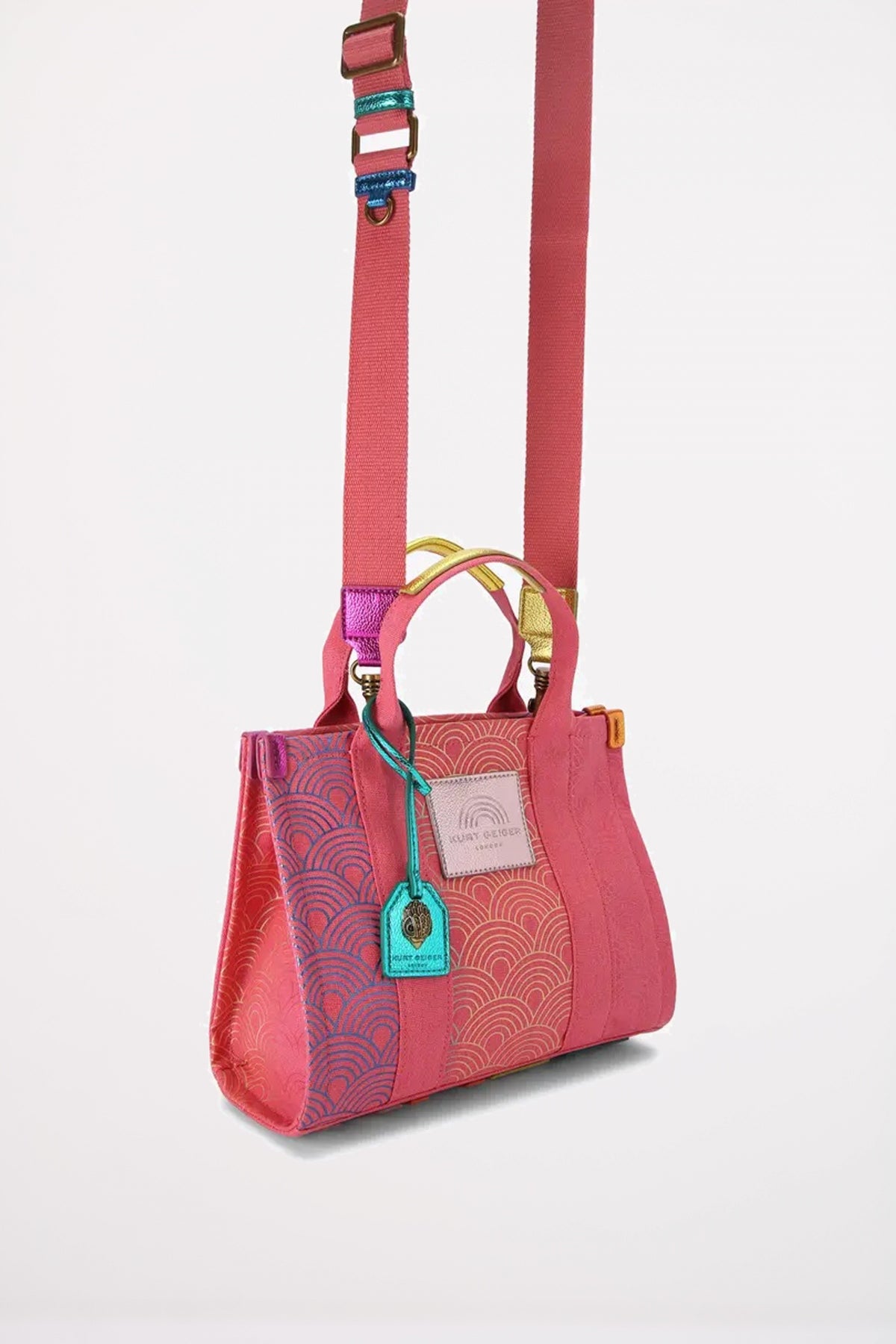 KURT GEIGER LONDON SOUTHBANK TOTE en color ROSA  (2)