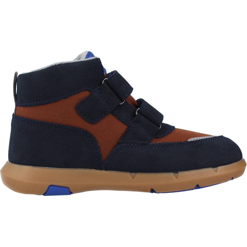 KICKERS SNEAKER TEXTILE SUEDE PU en color AZUL  (4)