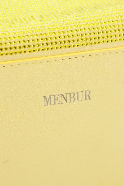 MENBUR M BOLSO BANDOLERA MICROFIBRA D en color AMARILLO  (4)