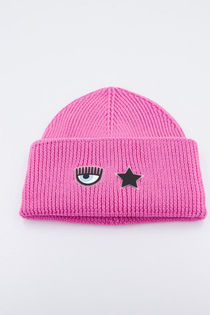 CHIARA FERRAGNI EYE/STAR SILICON PATCH WOOL en color ROSA  (1)