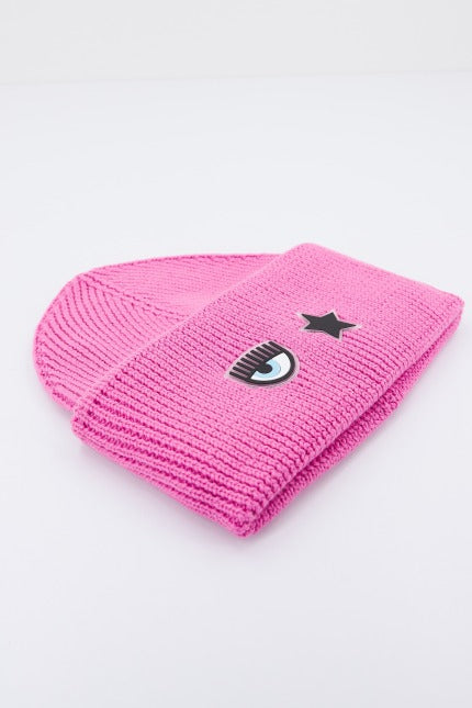 CHIARA FERRAGNI EYE/STAR SILICON PATCH WOOL en color ROSA  (2)