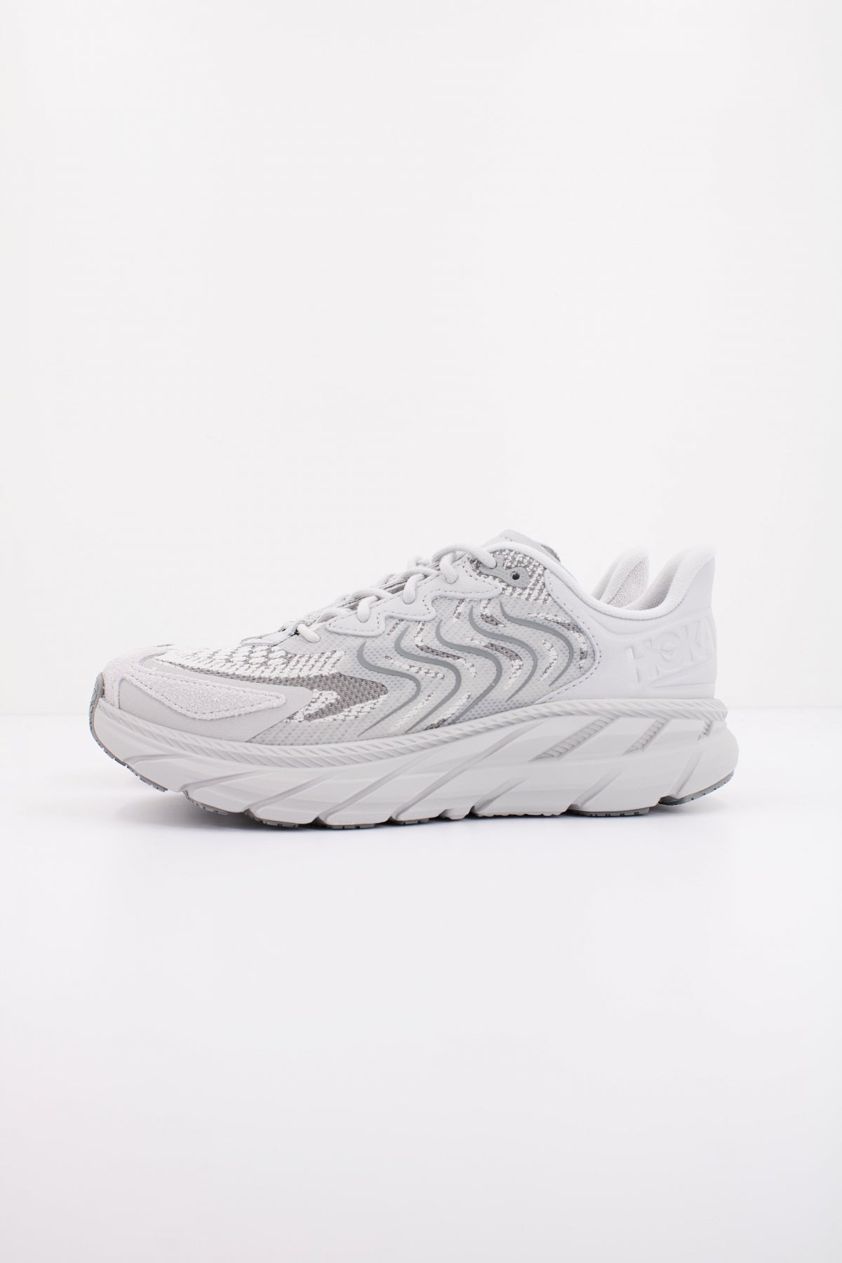 HOKA U CLIFTON LS en color GRIS  (1)