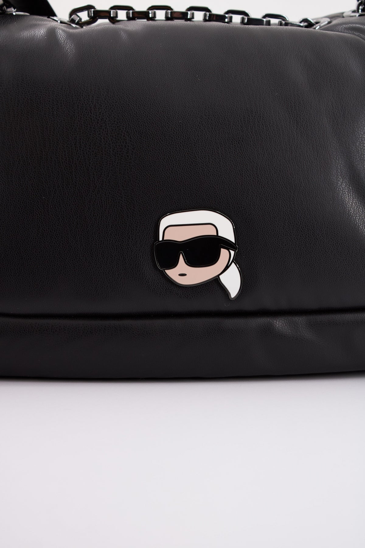 KARL LAGERFELD K/IKONIK . PUFFY PU SHB en color NEGRO  (4)