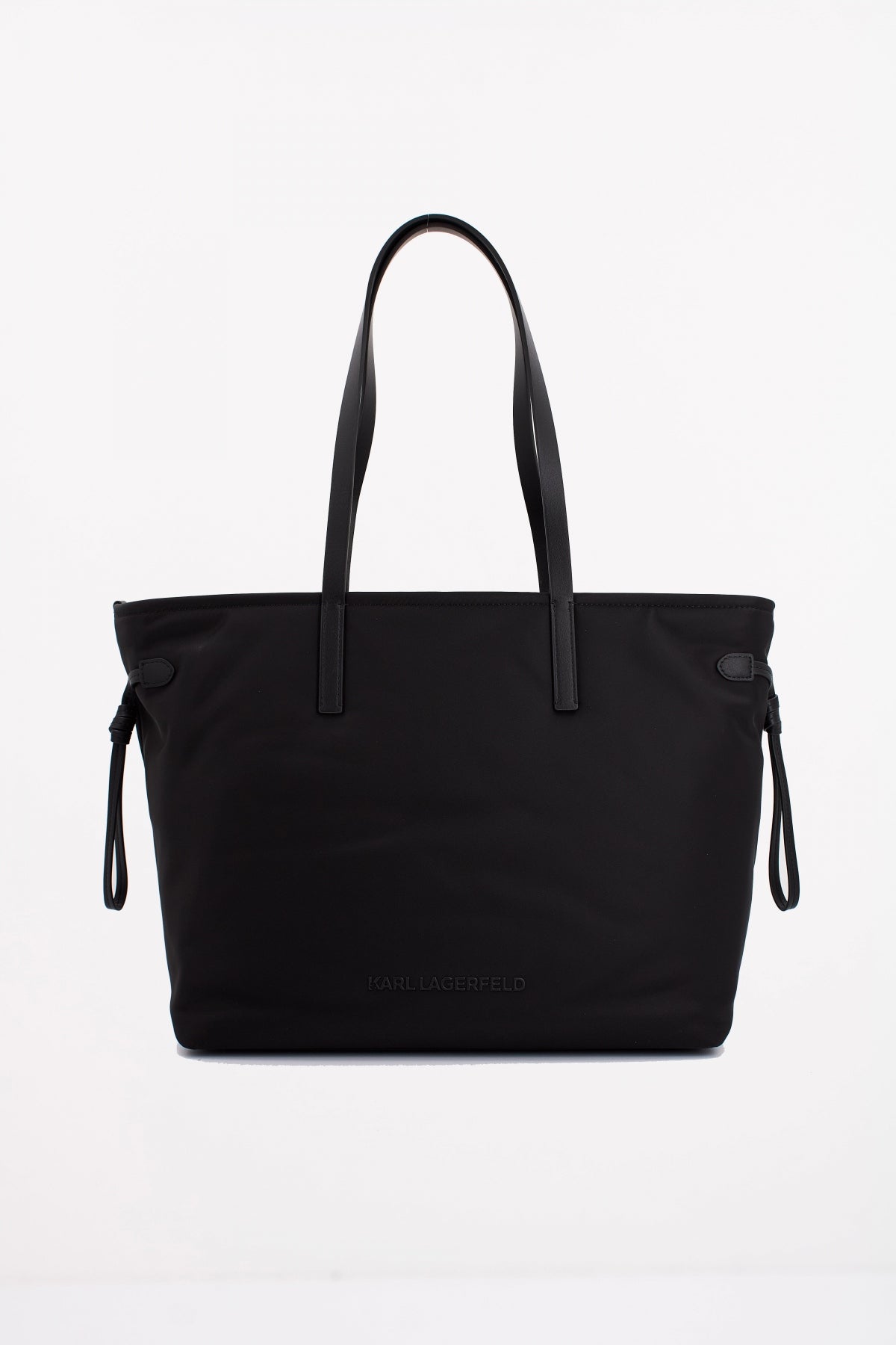 KARL LAGERFELD K/IKONIK . NYLON TOTE XL en color NEGRO  (3)