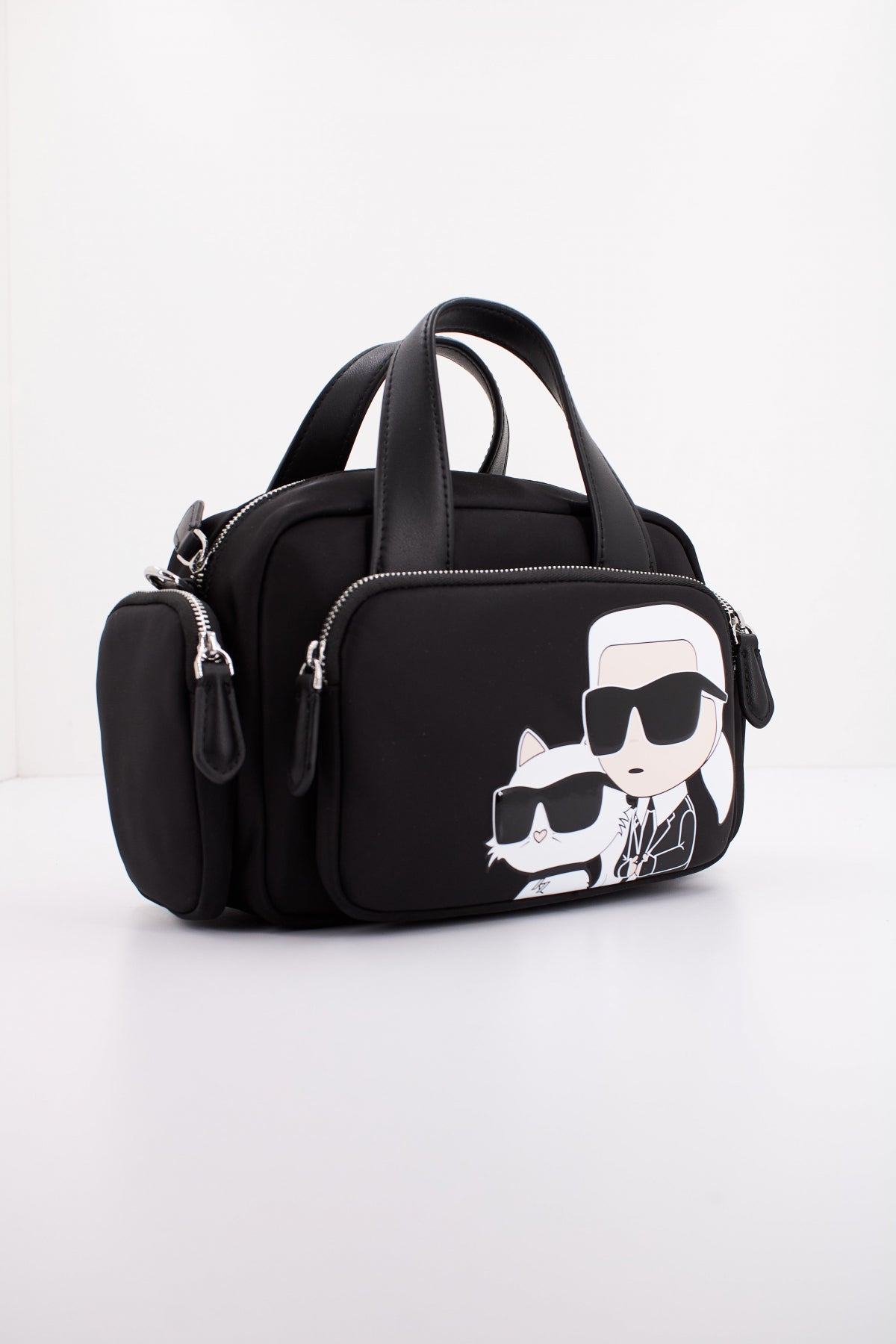 KARL LAGERFELD K/IKONIK . NYLON MD CB X en color NEGRO  (2)