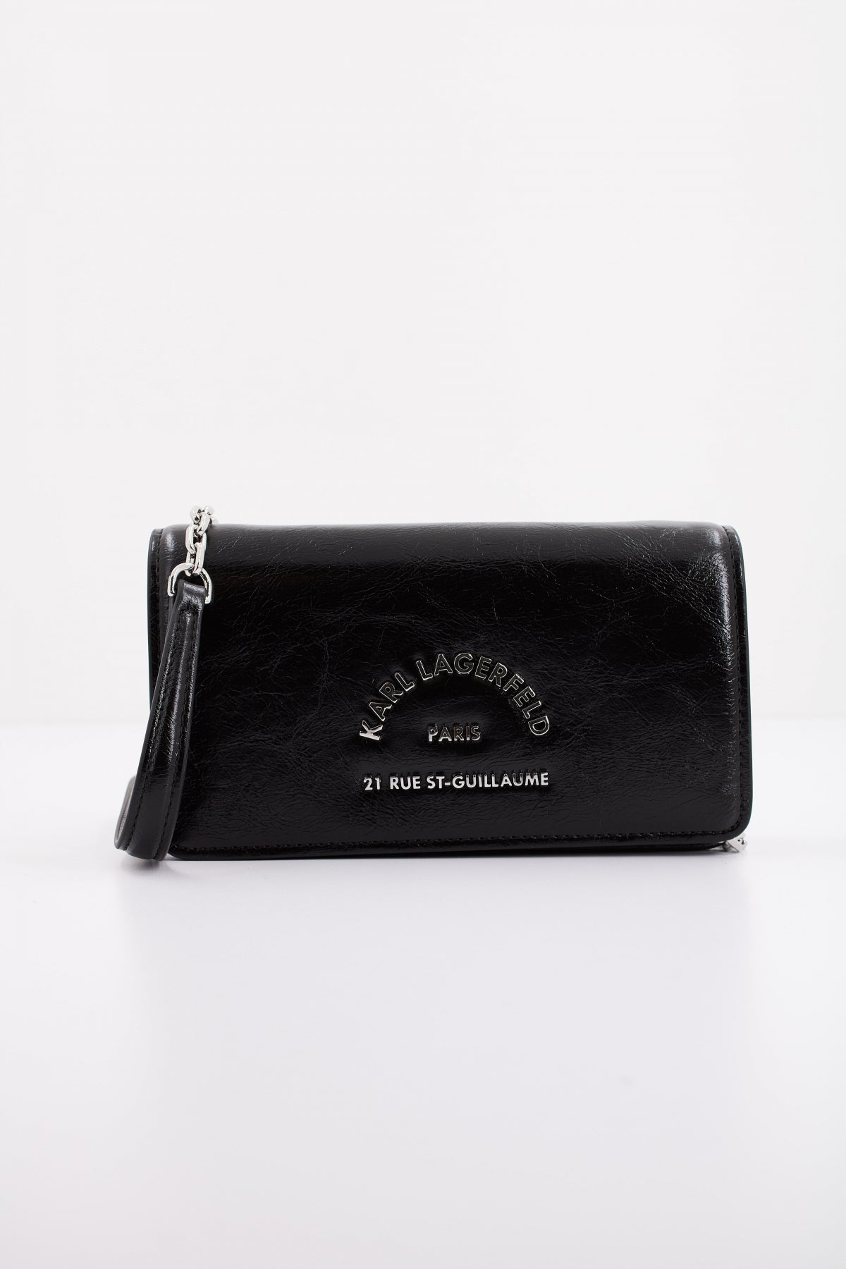 KARL LAGERFELD RSG METAL SP FLAP POC CRIN en color NEGRO  (1)