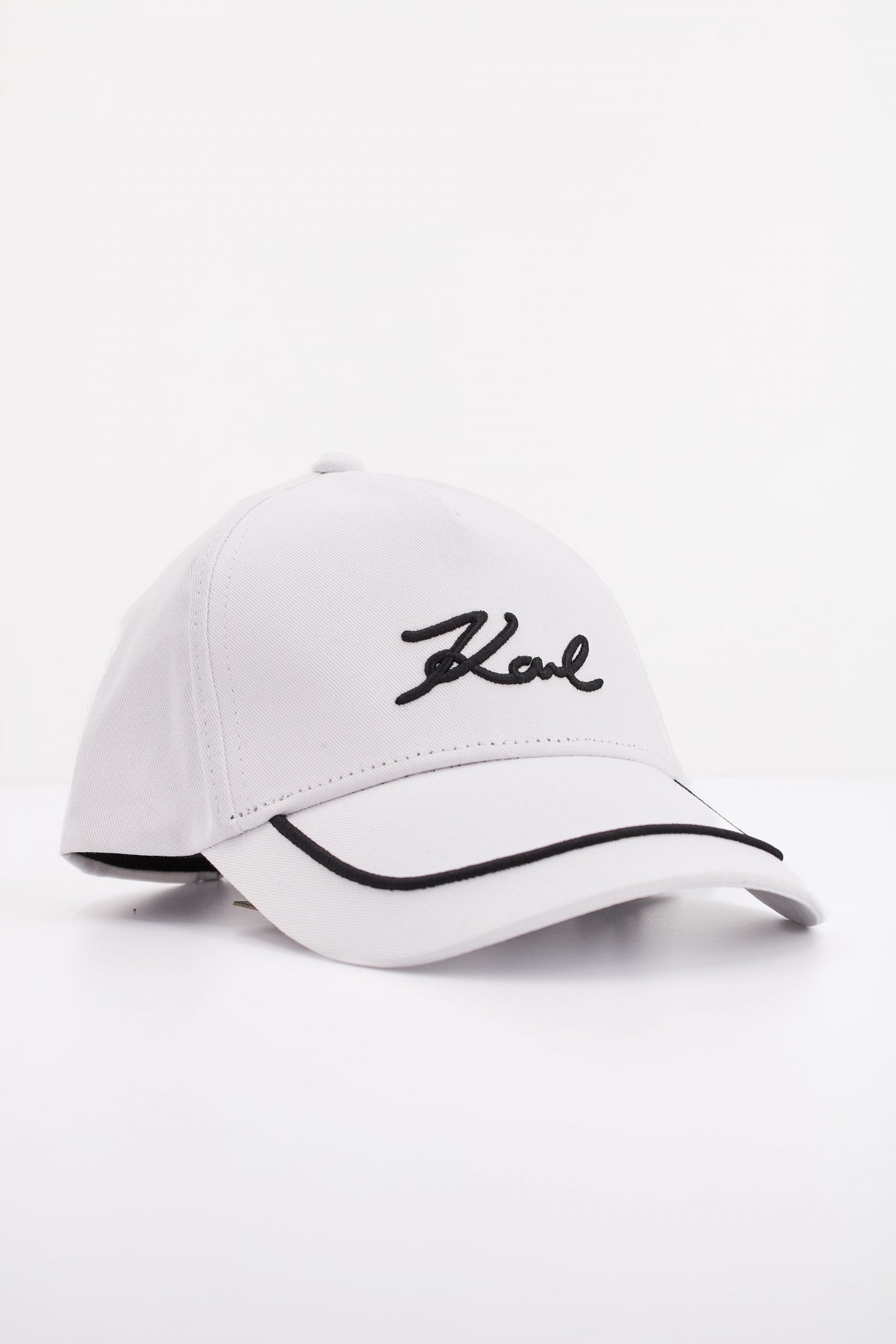 KARL LAGERFELD K/SIGNATURE PIPING CAP en color BLANCO  (2)