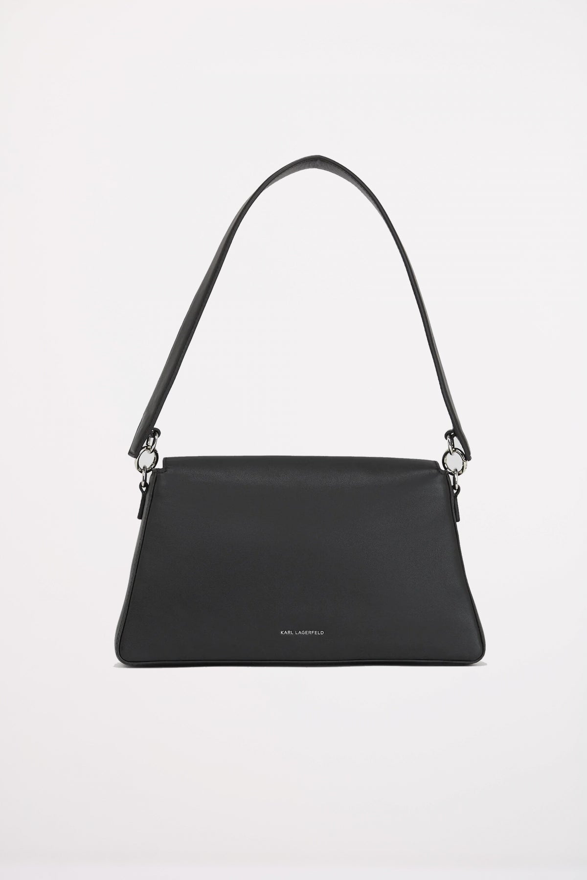 KARL LAGERFELD IKON K SOFT SHOULDER BAG en color NEGRO  (2)