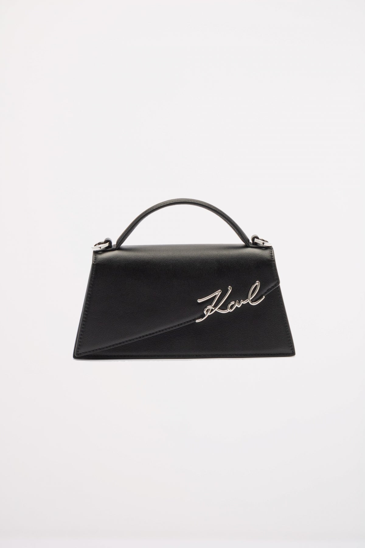 KARL LAGERFELD SIGNATURE SLIM CROSSBODY en color NEGRO  (1)