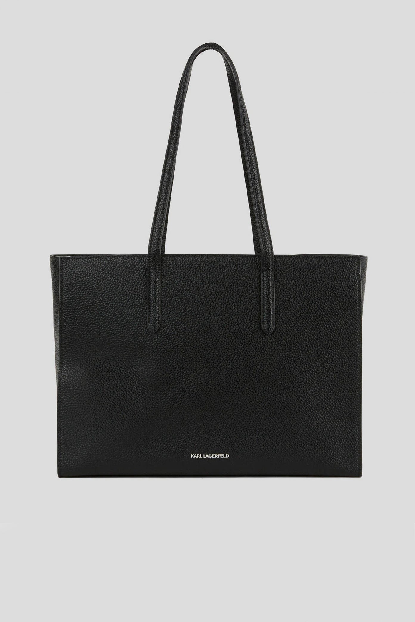 KARL LAGERFELD  IKON PEBBLE LG TOTE en color NEGRO  (2)