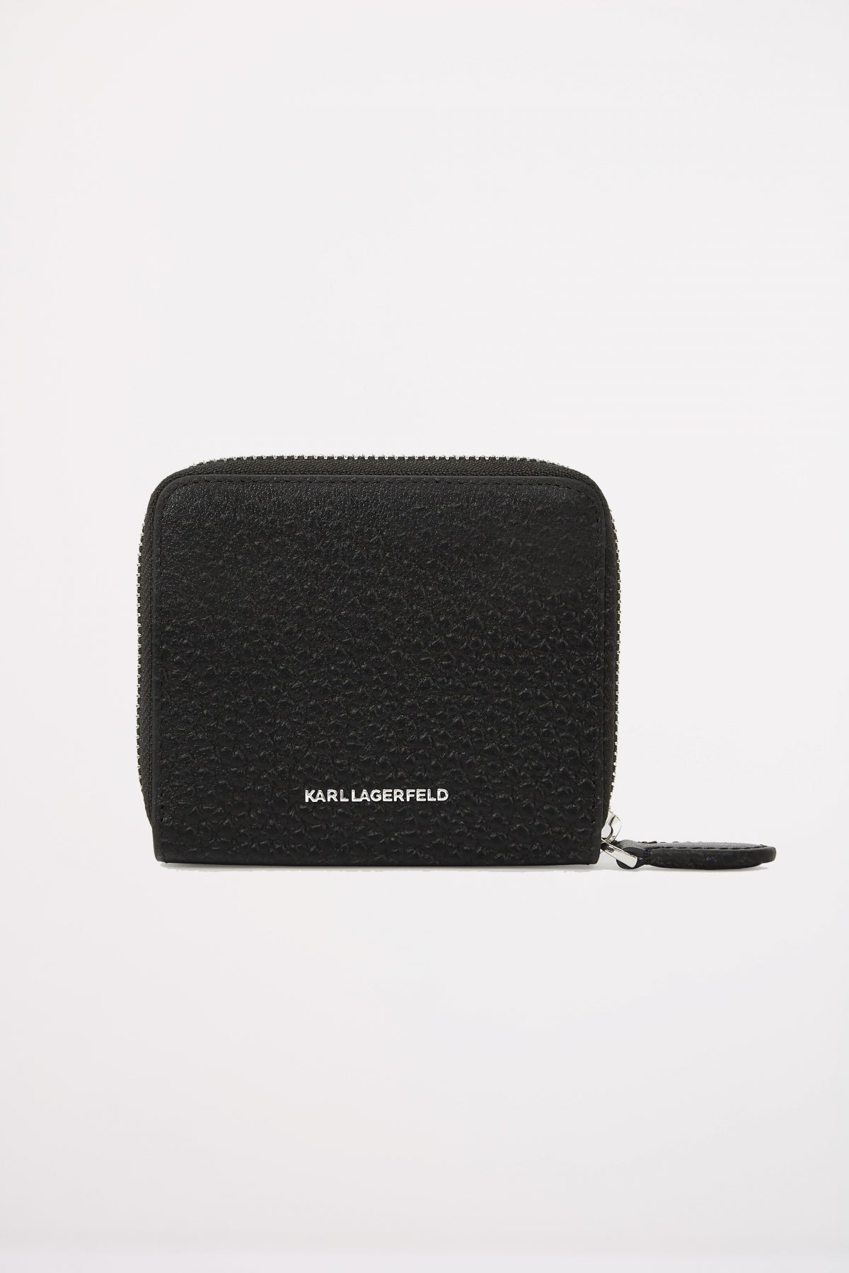 KARL LAGERFELD  IKON PEBBLE MD BIFOLD WLLT en color NEGRO  (2)