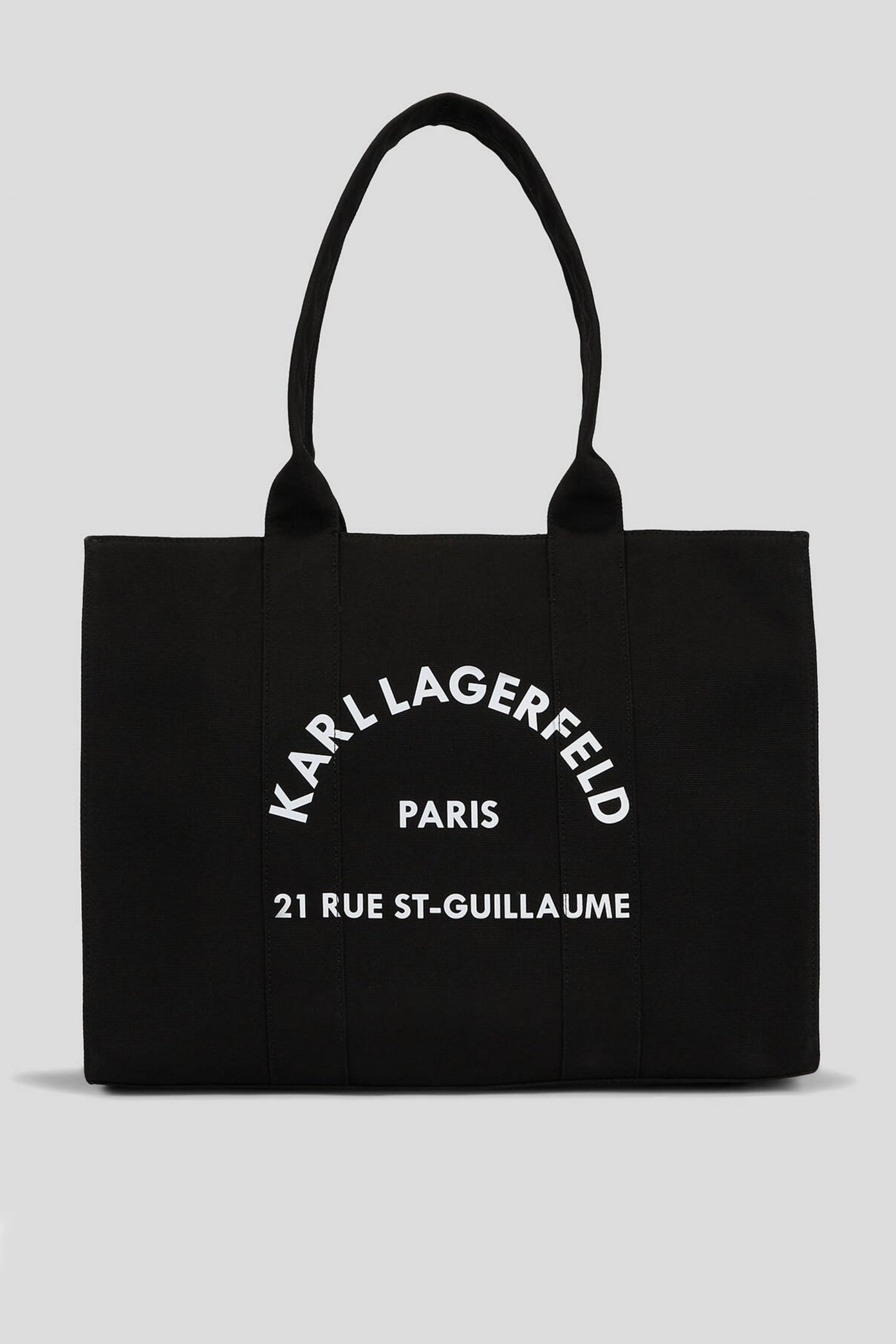 KARL LAGERFELD SRSG SQUARE LARGE TOTE en color NEGRO  (1)