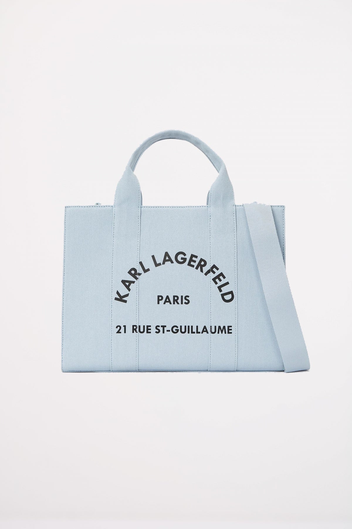 KARL LAGERFELD  RSG SQUARE MEDIUM TOTE en color AZUL  (1)