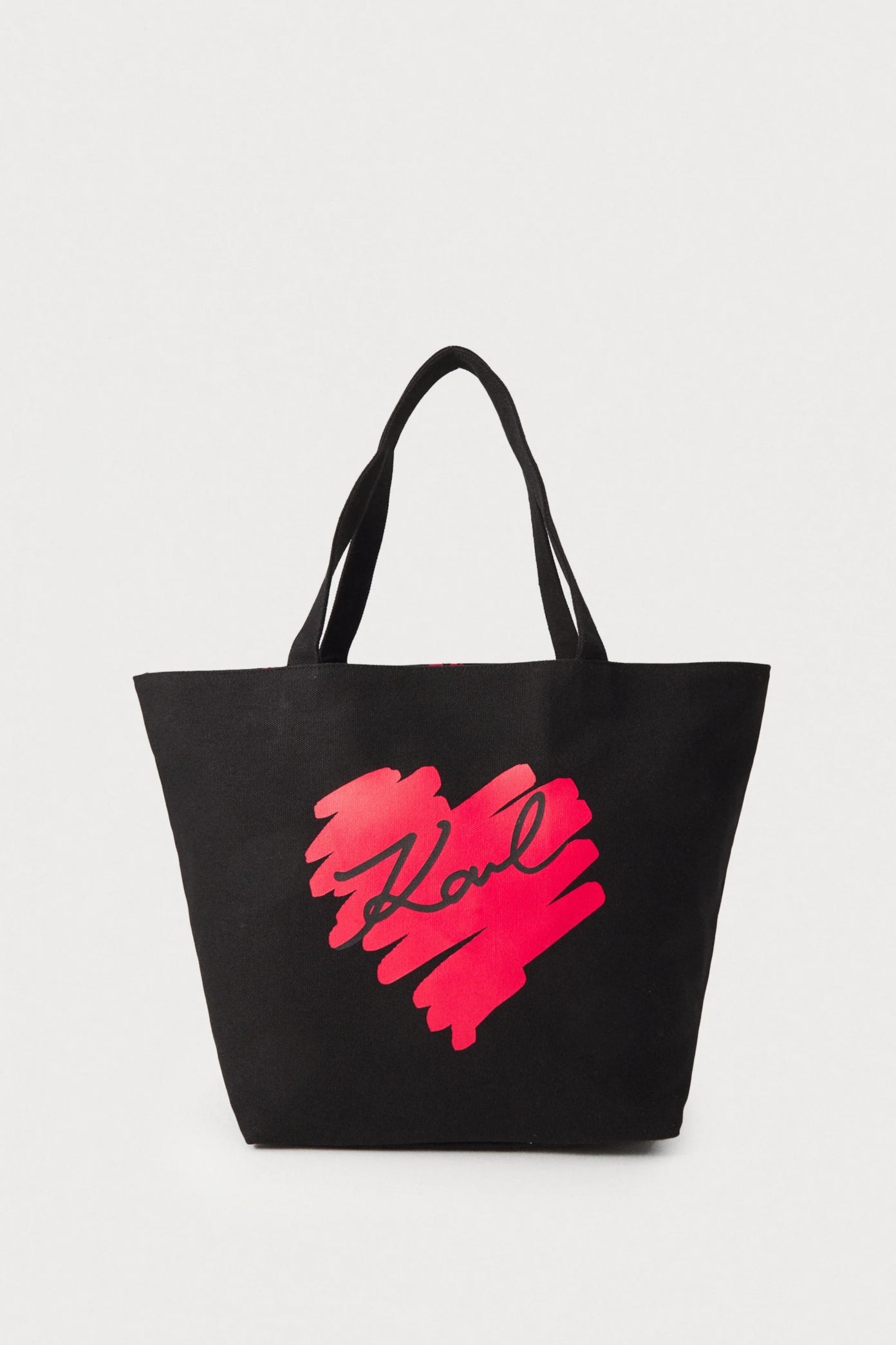 KARL LAGERFELD HEARTS REVERSIBLE SHOPPER en color NEGRO  (1)