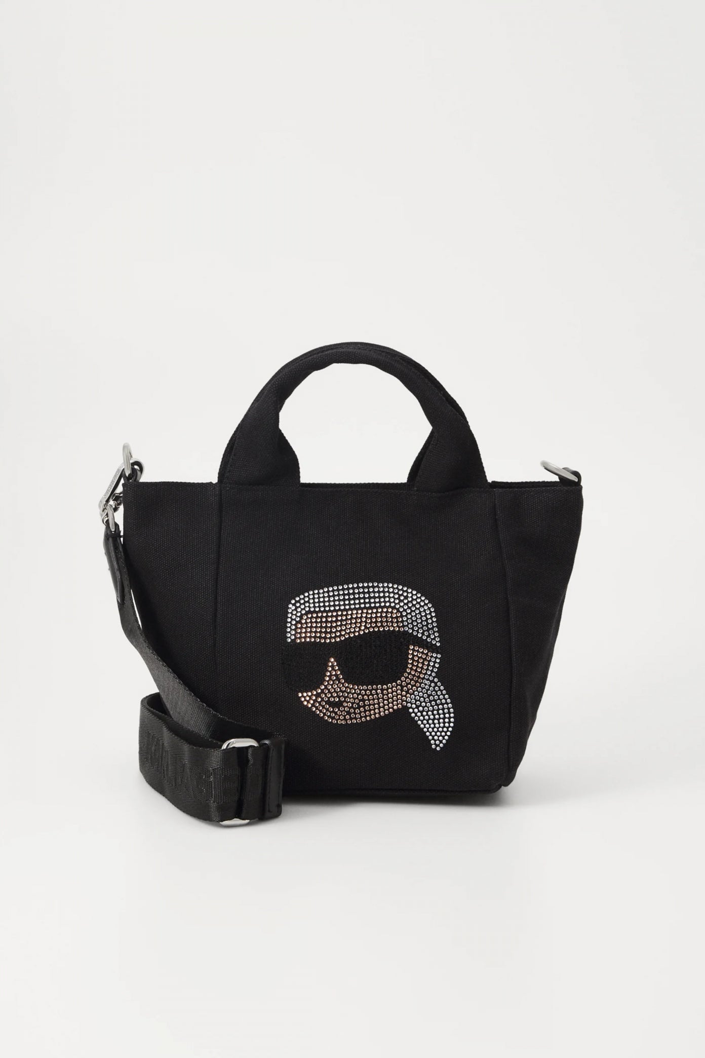 KARL LAGERFELD IKON MINI RH SHOPPER en color NEGRO  (1)